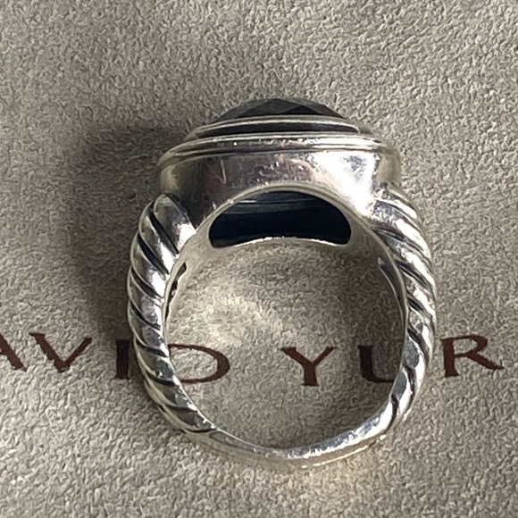 David Yurman Albion Black Onyx Ring 14MM - Picture 4 of 5